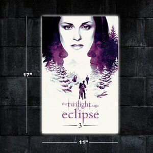 Twilight Eclipse movie poster - 11x17 wall art print merch Edward Bella Jacob